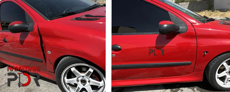 صافکاری بی رنگ یا پی دی ار