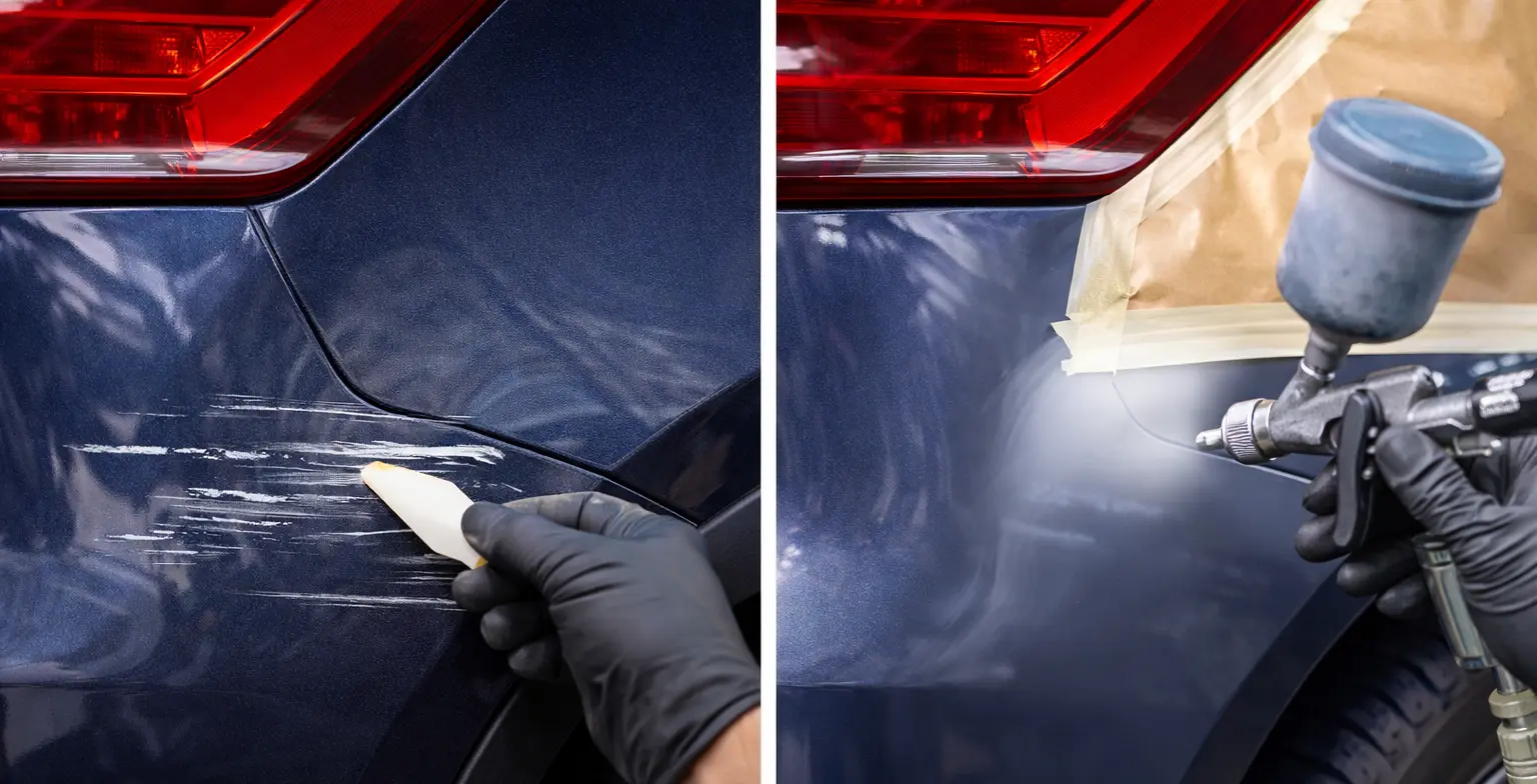 تفاوت رنگ و لیسه گیری